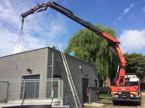 Toiture végétale à Mons