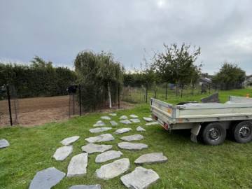 Réalisation d'une terrasse en région Hutoise