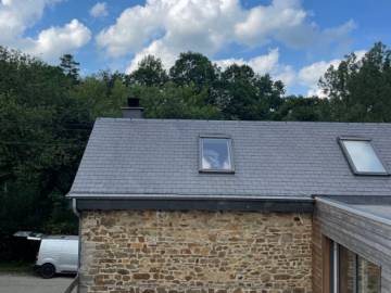 Terrasse en mélèze à St Hubert