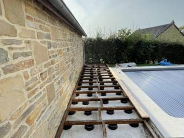 Terrasse en bois en région Liégeoise