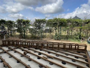 Réalisation d'une terrasse en région Hutoise