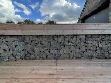Terrasse en bois en région Liégeoise