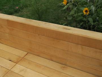 Terrasse en chêne à Huy