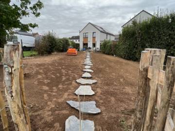 Réalisation d'une terrasse en région Hutoise