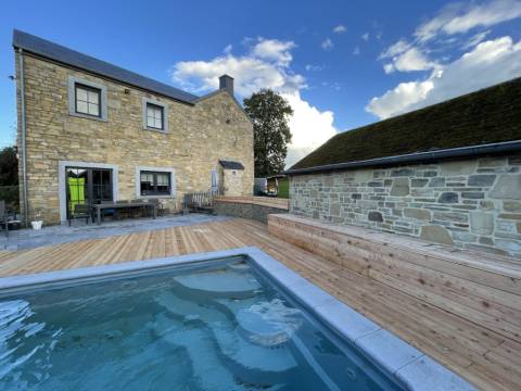 Terrasse en bois en région Liégeoise