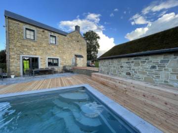 Terrasse en bois en région Liégeoise